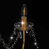  Luster s perlama zlatni 8 žarulja E14 | shoptok.hr