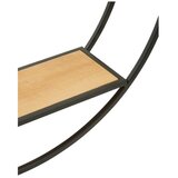 Premier Housewares Črna/v naravni barvi večnivojska kovinska polica 61 cm Mataram – | Shoptok.si
