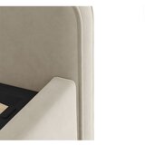Micadoni Svijetlo sivi tapecirani bračni krevet s podnicom 140x200 cm Eda – | shoptok.hr