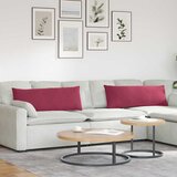  Jastučići za sofu 2 pcs Vinska crvena 120 x 40 cm | Eponuda.ba