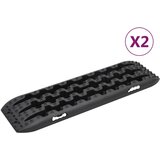 vidaXL Plošče proti zdrsu 2 kosa črne barve 106x30,5x7 cm najlon, (21151727) | Shoptok.si