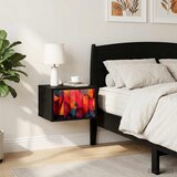 Wall-mounted noćni ormarić HEESCH Crni hrast 36 x 33 x 25 cm | shoptok.hr