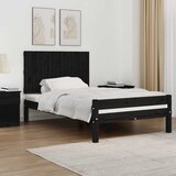  Zidno uzglavlje crni 108 x 3 x 60 cm od masivne borovine | shoptok.hr