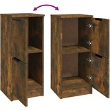  Komoda 2 kosa dimljeni hrast 30x30x70 cm konstruiran les, (20654079) | Shoptok.si