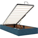  Okvir za krevet bez madraca tamnoplavi 90x200 cm baršunasti | shoptok.hr
