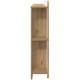  Glava kreveta s ormarićem Hrast artisan 160 cm | Shoptok.si