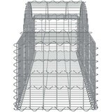  Obokane gabion košare 9 kosov 200x50x40/60 cm pocinkano železo, (20757584) | Shoptok.si