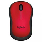 Logitech Brezžična optična miška M220 (rdeča) | Shoptok.si
