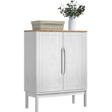  Strani šal FLORO Bela 70 x 30 x 70,5 cm Masivno borovo les, (5000217907) | Shoptok.si