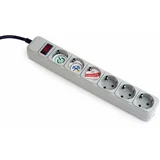 Gembird SPG6-B-6C power extension 1.8 m 6 AC outlet(s)