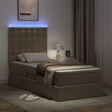 Krevet s prostorom za pohranu s LED-om Kapućino 90 x 200 cm | Eponuda.com
