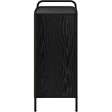  Kreveta Crni hrast 97 x 33 x 81 cm Konstruirano drvo - Crni hrast s 2 police 73 x 33 x 81 cm | shoptok.hr
