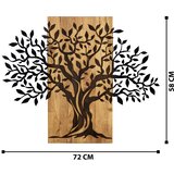  Zidna dekoracija 72x58 cm — stablo, drvo/metal | Eponuda.com