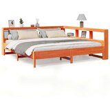  Krevet s regalom za knjige bez madraca 180x200 cm od borovine | shoptok.hr