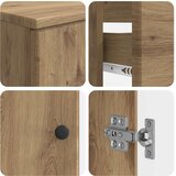  Set za kupaonicu od 3 dijela BREDA Konstruirano drvo | shoptok.hr