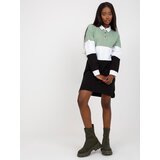 RUE PARIS Dress-RV-SK-8072.20P-Black-Green | shoptok.hr