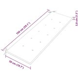 vidaXL Klupa Batavia s jastukom boje vina 150 cm od masivne tikovine | shoptok.hr