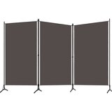 vidaXL Sobna pregrada s 3 panela antracit 260 x 180 cm | shoptok.hr