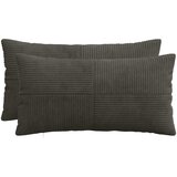  Presvlaka za jastuk 2 pcs ALMELO Antracit 40 x 70 cm Kord | shoptok.hr