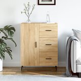 vidaXL Komoda boja hrasta sonome 69 5x34x90 cm od konstruiranog drva | shoptok.hr