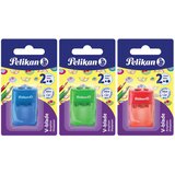  ŠILJILO PVC S PVC KUTIJOM 2RUPE PELIKAN 700245 SORTIRANO BLISTER | shoptok.hr