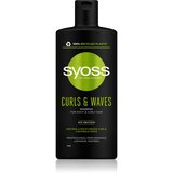 Syoss curls & waves hidratantni i definirajući šampon za kovrčavu i valovitu kosu 440 ml za žene | shoptok.hr