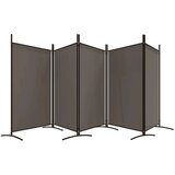 Sobna pregrada s 5 panela antracit 433x180 cm od tkanine | shoptok.hr
