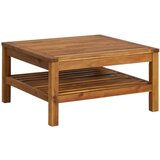  Sedežna garnitura 2-delna s temno sivimi blazinami akacija, (20665417) | Shoptok.si