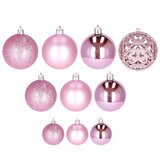  Set Božićnih Kuglica u Ružičastoj Boji - 100 komada | shoptok.hr