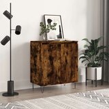 vidaXL Komoda dimljeni hrast 60x35x70 cm inženirski les | Shoptok.si