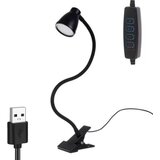 Iso stolna lampa s kopčom - crna 19454 | shoptok.hr