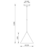 Braytron siva visilica 1xE27 | ePonuda.com
