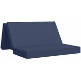 vidaXL Zložljiv kavč postelja 140 x 67 x 45 cm Modra, (5000295227) | Shoptok.si
