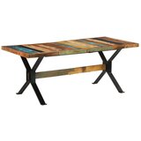 Jedilna miza 180x90x73 cm trden predelan les, (21063703) | Shoptok.si