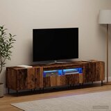  3-dijelni LED TV kabinet ZWOLLE Staro drvo Konstruirano drvo Cijene