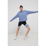 Dkny Kratke hlače za žene, boja: ljubičasta, s uzorkom, visoki struk | shoptok.hr