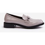 VINCEZA Women's Gray Patent Loafers Nerilaja | Shoptok.si
