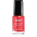 LONDONTOWN Kur Sheer Strength Nail Blush učvrstitvena in posvetlitvena tonirana nega za nohte odtenek Poppy 12 ml | Shoptok.si