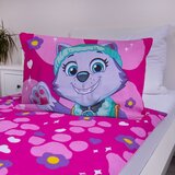 Jerry Fabrics Ružičasta pamučna dječja posteljina za dječji krevetić 100x135 cm Paw Patrol "Pawsome friendships grow" – | shoptok.hr