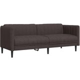  3-dijelni set sofa tamnosmeđi od tkanine | shoptok.hr