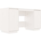 Maison Chic Pisalna miza - pisarniška miza - Računalniška miza bela 140x50x75 cm trdna borovina, (21785458) Cene