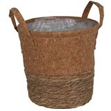 A.H.G. Ukrasna košara za biljke (Vanjska dimenzija (ø x V): 30,5 x 27 cm, prirodni materijali, Smeđa) | shoptok.hr