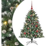 vidaXL Umestno božično drevo med 150 LED Zelena 85 x 85 x 120 cm | Shoptok.si