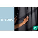 Restilo zasłona BLACKOUT kolor stalowy szarfa upinająca styl klasyczny taśma materiał blackout 200x270 | shoptok.hr