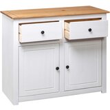 Komoda od borovine bijela 93 x 40 x 80 cm asortiman Panama | Eponuda.com