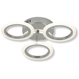 Vidik 23115 STROPNA SVJETILJKA LED 19W TRI BOJE SVJETLA S DALJINSKIM UPRAVLJAČEM SREBRNA | shoptok.hr