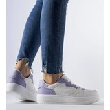 Gemre White sneakers with a purple accent Fournie | Shoptok.si