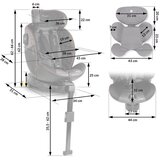 Nukido Prestige Line autosjedalica crna i siva 0-36 kg isofix | shoptok.hr