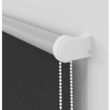 vidaXL rolo zatemnjena črna 125x230cm tkanina širina 121,6cm poliester | Shoptok.si