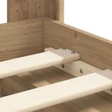  Okvir za krevet s pohranom i uzglavljem Hrast artisan | shoptok.hr